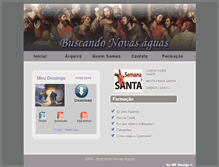 Tablet Screenshot of buscandonovasaguas.com